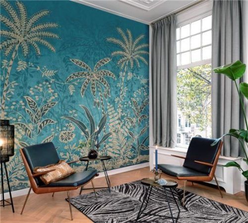 Sehen gut aus und sparen Energie: Tapeten mit Klimavlies. Foto Tapetenfabrik Rasch / BHW Bausparkasse