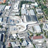 Aicherpark-Brücke nimmt immer mehr Gestalt an