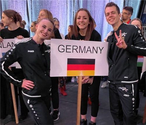 Bei der Weltmeisterschaft im deutschen Team: Franziska Peßler und Tobias Öttl vom RRC Rosenheim.Fotos RRC