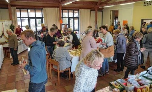 Blick zurück: Eindruck vom letzten Weihnachtsbasar 2019. Foto  Bielmeier