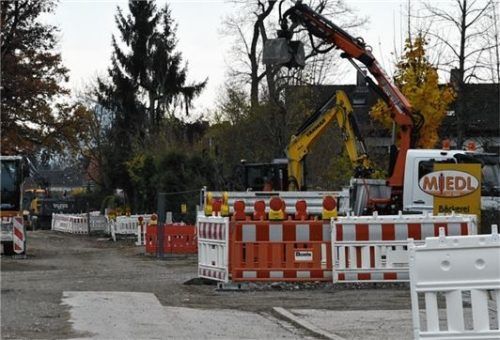 Die Arbeiten in der Mangfallstraße sollen im August 2022 beendet sein.