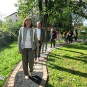 Barfußpfad im Bürgerpark eröffnet