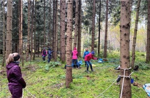 Einfach, sicher und schnell lassen sich die Seile auf- und wieder abbauen. Foto Ruprecht