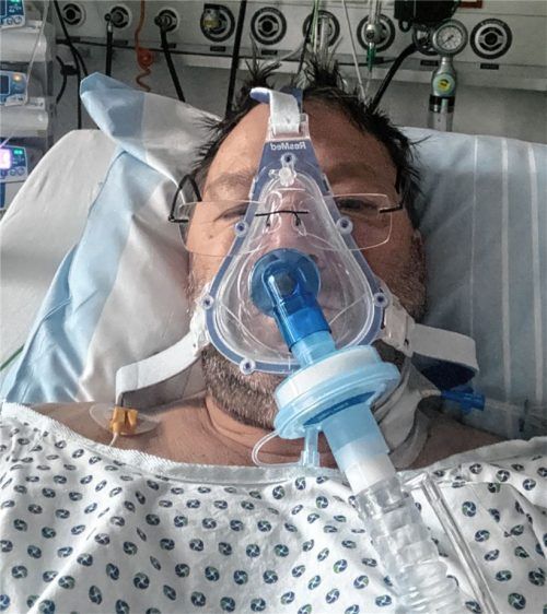 „Es war heftig“: Heinz Pangerl auf der Covid-Intensivstation des Romed-Klinikums.Foto re