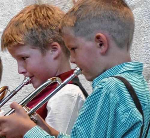 Früh übt sich, wer ein Meister am Instrument werden will. Foto hoffmann