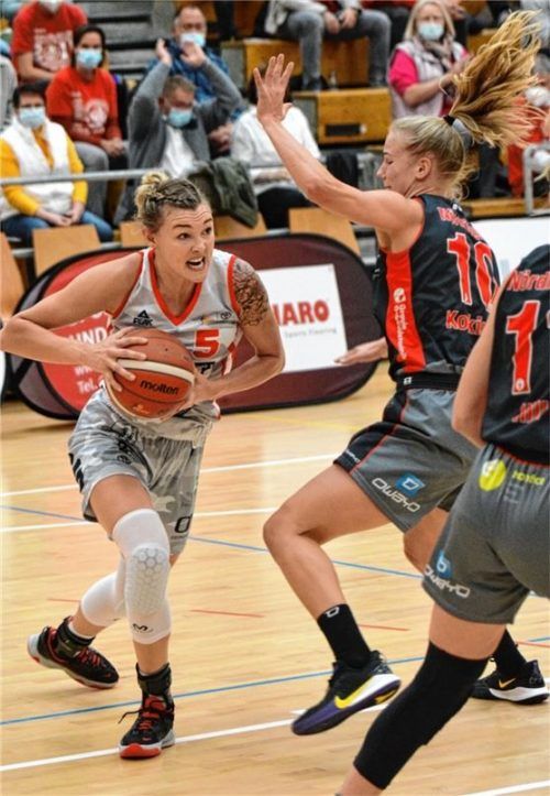 Haliegh Reinoehl will mit den Wasserburger Damen den Schwung aus dem letzten Spiel mitnehmen.Foto Gabi Hörndl