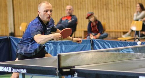 Maximilian Loof vom SV-DJK Kolbermoor sicherte sich den Einzeltitel in der A-Klasse. Foto Gerhard Erlich