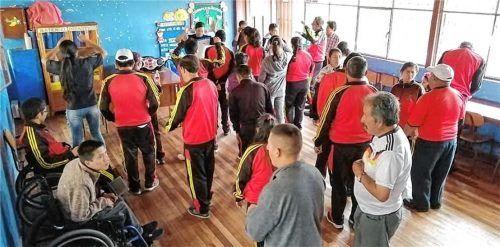 Menschen mit Behinderungen erfahren durch die Stiftung San Anián in Ecuador UnterstützungFoto re