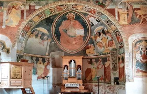 Sakrale Kunst in Pontresina.