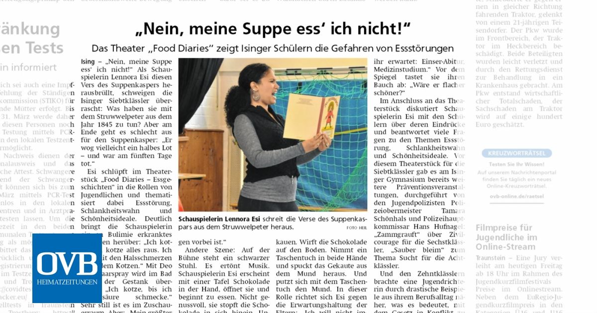 „Nein, meine Suppe ess‘ ich nicht!“ OVB Heimatzeitungen