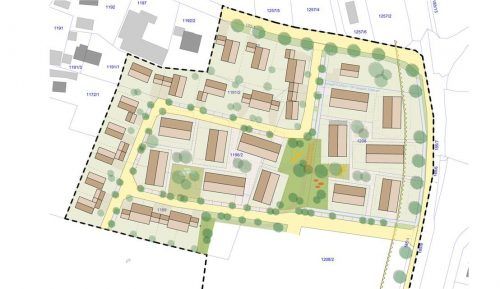 Der Entwurf: So sieht der Plan der Architekten und Städteplaner von Wüstinger/Rickert für „Meiling Süd“ aus. Wüstinger Rickert