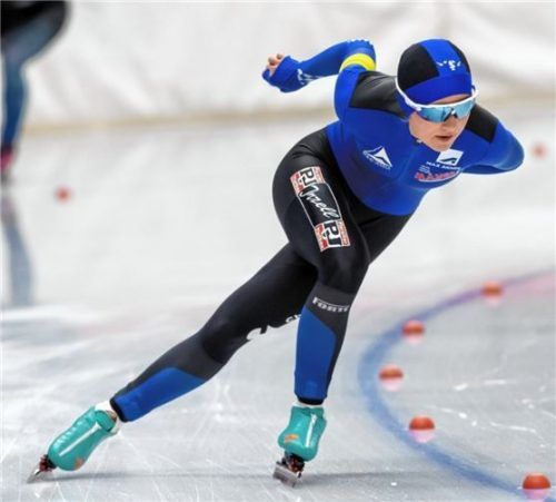 Über 3000 Meter beim Junioren-Weltcup am Start: Die Inzellerin Maira Jasch. Fotos  ERNST WUKITS