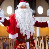 Der Chef der Weihnachtsmänner