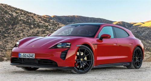 Der Sport Turismo ist die Kombi-Variante des Taycan. Der Kofferraum ist nicht größer geworden. Jedoch gibt es hinten mehr Kopffreiheit, und bei Bedarf lässt sich der Sport Turismo bis zum Dach beladen.Foto Autoren-Union Mobilität/Porsche