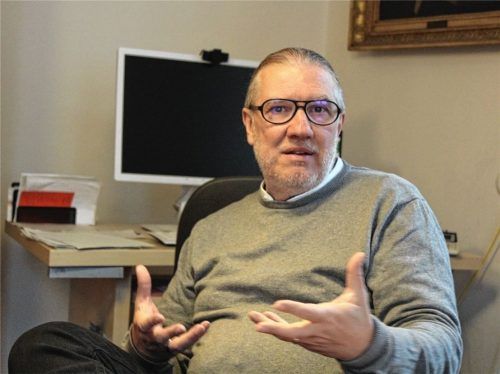 Kommunikation ist entscheidend: Der katholische Diakon Thomas Jablowsky setzt auf die Wirkung des Wortes. Foto Steffenhagen