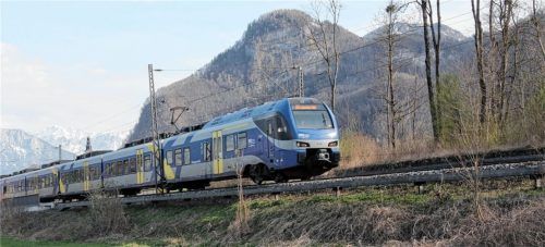 Parallel zur Stammstrecke: Im Zuge der Planungen des Brenner-Nordzulaufs hat die Deutsche Bahn eine Alternative für den Abschnitt zwischen Niederaudorf und Flintsbach vorgeschlagen.Foto Schmidt