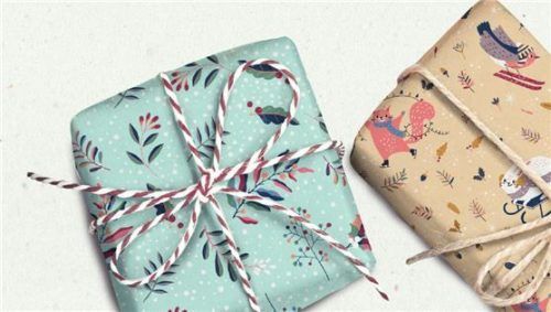 Schönes Geschenkpapier in zwei Varianten gibt es kostenlos in den Geschäftsstellen der OVB-Heimatzeitungen.