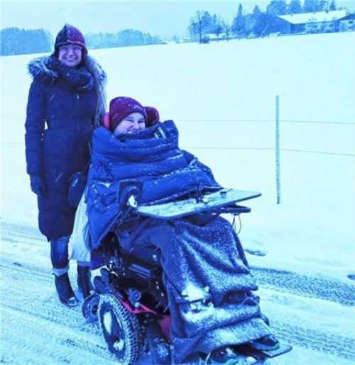 Starkes Team: Elias (14) mit Mama Annette heute. Foto RE