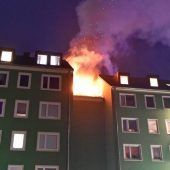 Giesing: Feuer in Wohnhaus