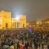 Corona-Demo bleibt friedlich