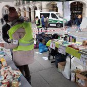 Hilfs-Pavillon für Obdachlose