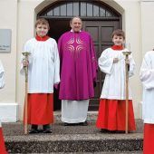 Vier neue Ministranten
