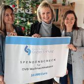 Gruber-Stiftung spendet 10000 Euro für OVB-Weihnachtsaktion