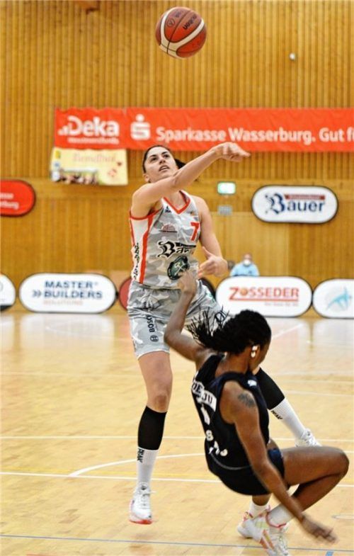 Ana Vojtulek erzielte gegen Düsseldorf die meisten Punkte (16) für Wasserburg. Foto Gabi Hörndl