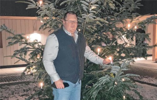 Bürgermeister Stefan Adam muss coronabedingt noch auf eine „Bürgerversammlung live“ warten. Foto re