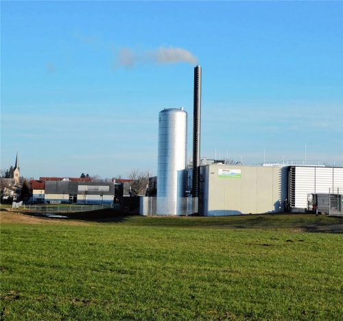 Das Blockheizkraftwerk (BHKW) nahe der Pauline-Thoma-Schule.Foto  Riediger