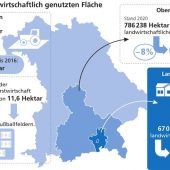 Flächenschwund in der Landwirtschaft