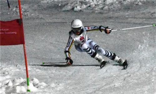Greta Sachsenröder vom SC Hammer wurde Zweite in der U14-Klasse der Mädchen.Foto Helmuth Wegscheider
