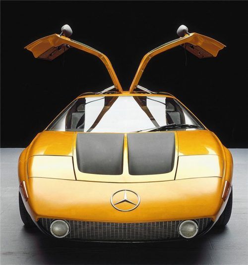 Im Mercedes-Benz C 111-I (1969) wurde der Wankelmotor als Fahrzeugantrieb erprobt. Foto Auto-Medienportal.Net/Daimler