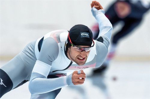 Joel Dufter lieferte in Heerenveen gute Leistungen ab, wurde aber nicht mit einer EM-Medaille belohnt.Foto Ernst Wukits