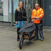 Bauhof stattelt um auf E-Lastenrad