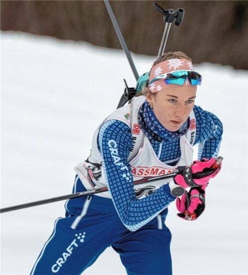 Leni Dietersberger vom SC Traunstein siegte im Einzel und wurde Achte im Sprint.Foto Ernst Wukits