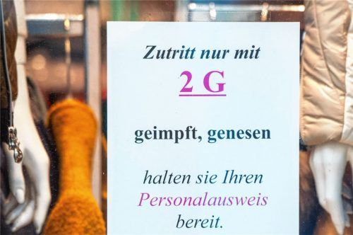 „Nicht nachvollziehbar“, so lautet das Urteil der Geschäftsleute aus Haag und Wasserburg zur Umsetzung der 2G-Regel im Handel.Foto dpa