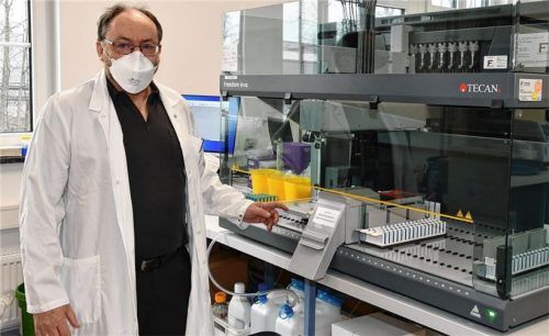 Spürt in seinem Labor bereits die fünfte Welle: Dr. Thomas Schulzki. Foto Schlecker