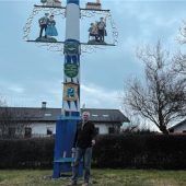 Maibaum „gepflanzt“