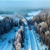 Mit dem „Schneezug“ in Schwedens Wintersportgebiete