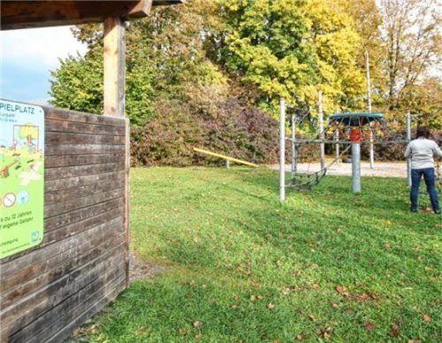 Die Kletteranlage im Kurpark soll nach dem Willen von Bürgermeister Dr. Matthias Bernhardt noch in diesem Jahr mit über 100000 Euro erneuert werden. Foto Schmidt