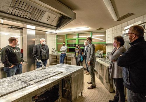 Die Räume der Gaststättenküche im Obergeschoss des Turner Hölzls sollen mit den eigentlichen Gastronomieräumen in Zukunft die Kraftsportabteilung des TSV beherbergen.Foto Thomae