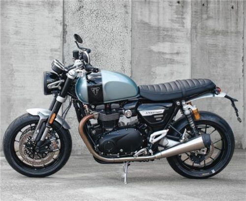 Für Deutschland und Österreich sind jeweils lediglich 30 Exemplare der Breitling-Speed-Twin reserviert. Foto AUM/Triumph