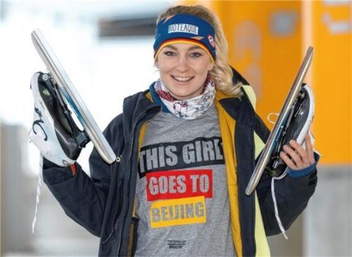 Michelle Uhrig hat einen langen Leidensweg hinter sich gebracht und startet nun in Peking.Foto Ernst Wukits