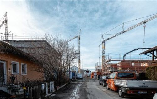 Mit den Bauarbeiten in der Gärtnerstraße wird ein stadtplanerisches Ziel erreicht, das es seit Jahrzehnten gibt: die Schließung dieser innerstädtischen Baulücke. Foto Thomae