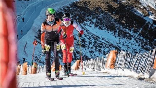 Skibergsteigerin Antonia Niedermaier gewann bei der Europameisterschaft zwei Medaillen. Foto Maurizio Torri