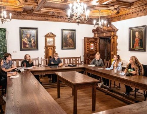 So sieht es aus, wenn sich das Jugendparlament, wie hier im Oktober, zu einer Sitzung trifft. Foto privat