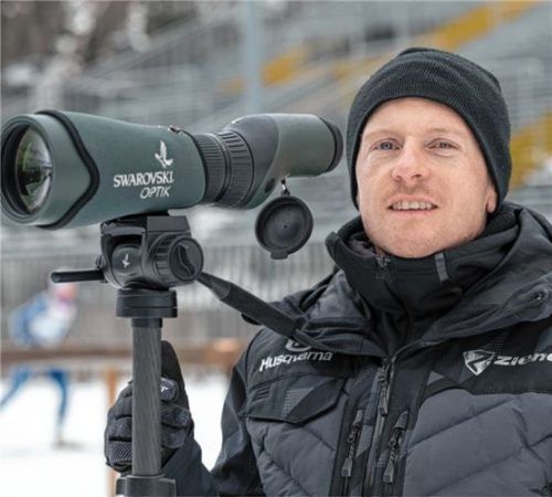 Stützpunkttrainer Florian Graf hat mit seinen jungen Biathleten die WM in den USA ins Visier genommen.Foto Ernst Wukits