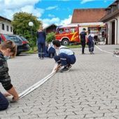 Mit vollem Eifer dabei
