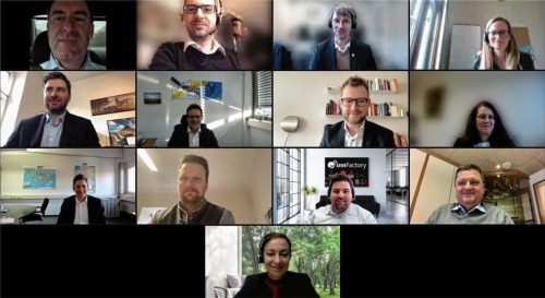 Wirtschaftsminister Hubert Aiwanger informiert sich virtuell über Herausforderungen der Rosenheimer Wirtschaft. Foto ihk